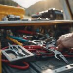 adjusting pop up camper cables