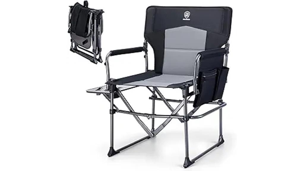 advanced camping chair table