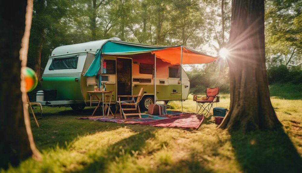 attach awning pop up camper