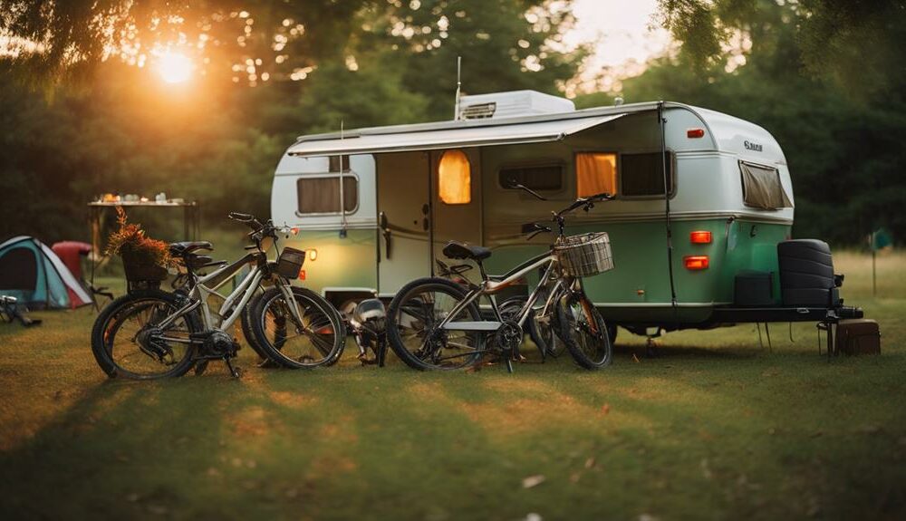 attach bikes to camper