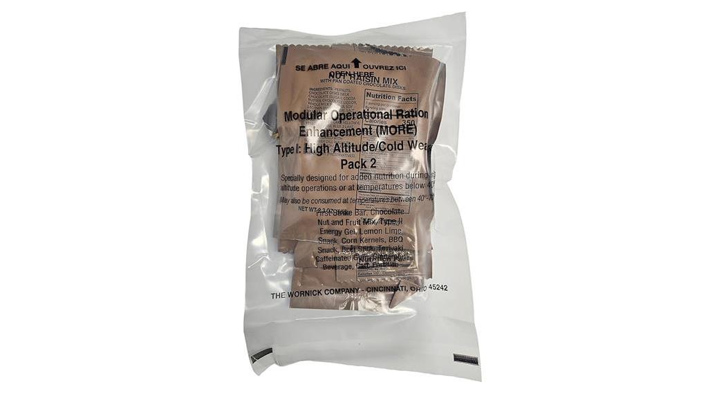 authentic usgi ration packet