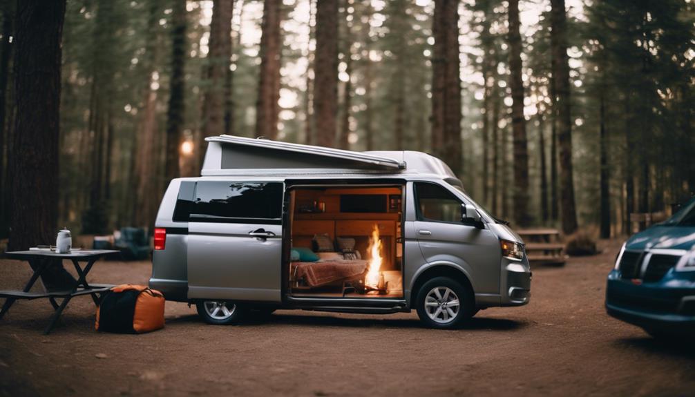 best compact camper minivan