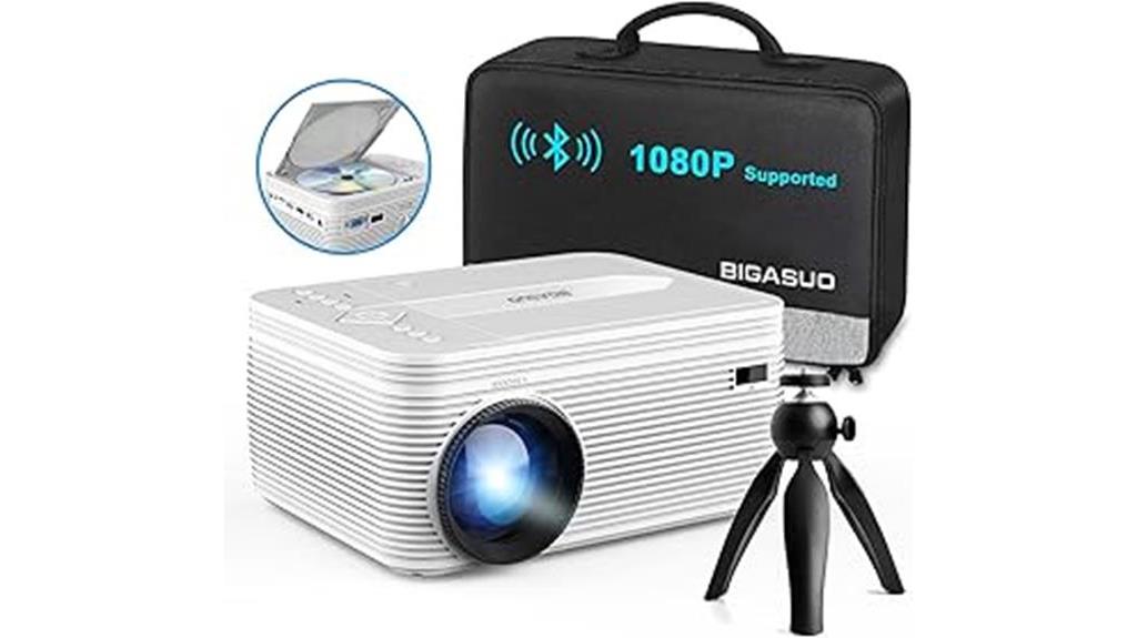 bigasuo hd bluetooth projector