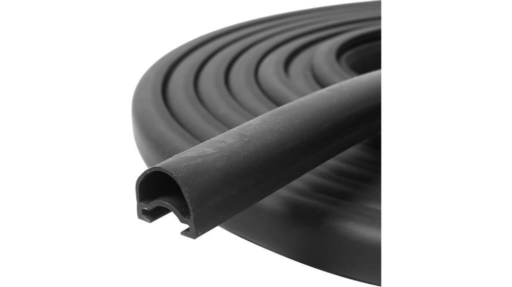 black rubber rv seal