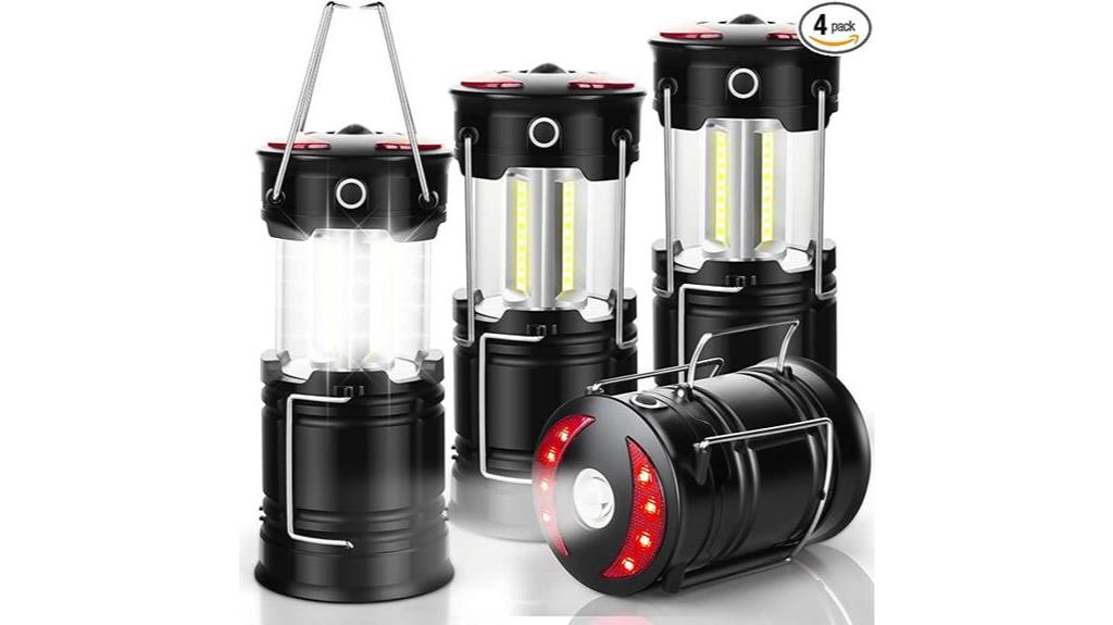 camping lanterns and flashlights