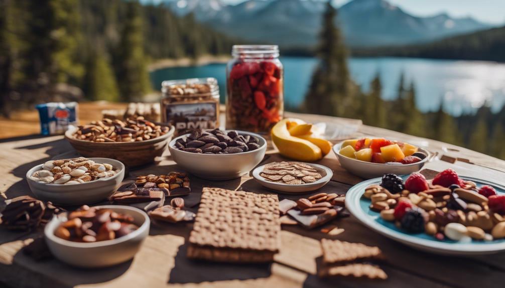 camping snacks for adventures