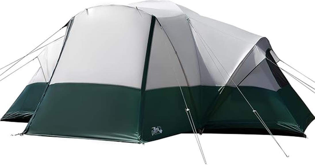 camping tent with porch