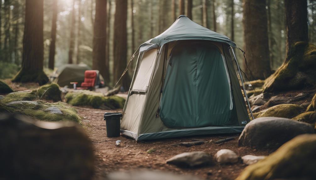 camping toilet selection criteria