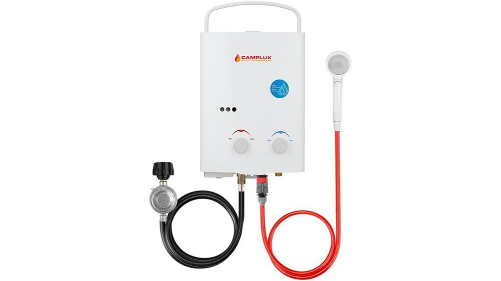 camplux tankless water heater