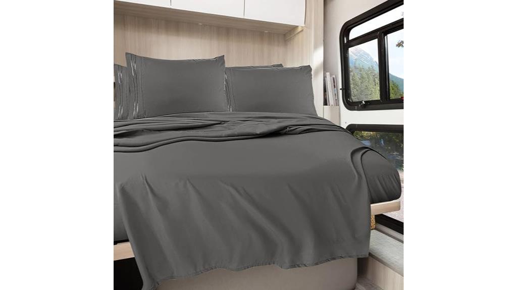 charcoal gray rv queen sheets