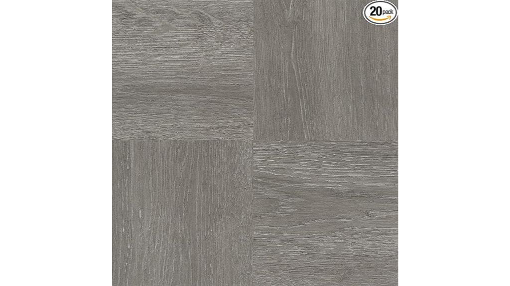 charcoal grey vinyl tiles