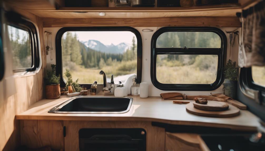 choosing pop up camper sink