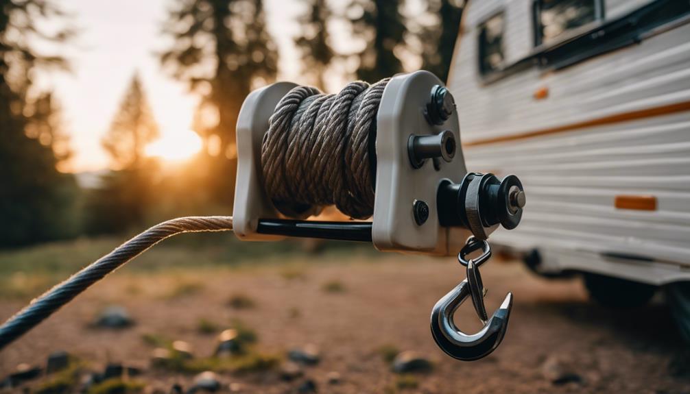 choosing pop up camper winch