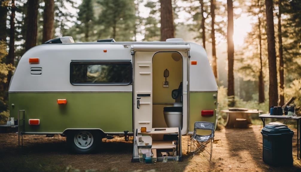 choosing potty for camper