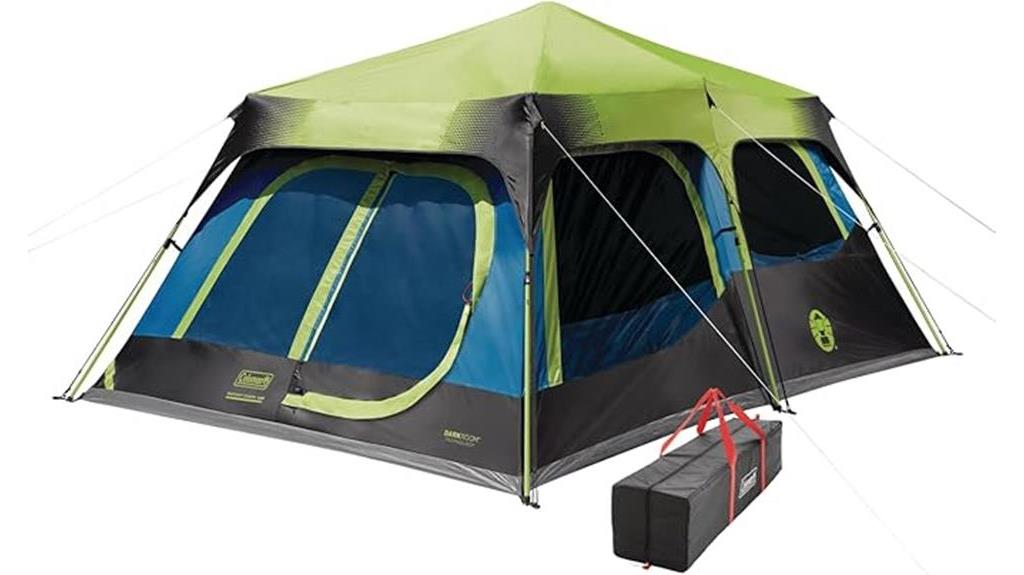 coleman instant camping tent