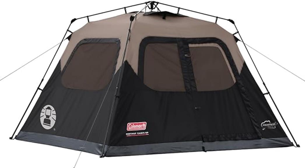 coleman instant setup tent