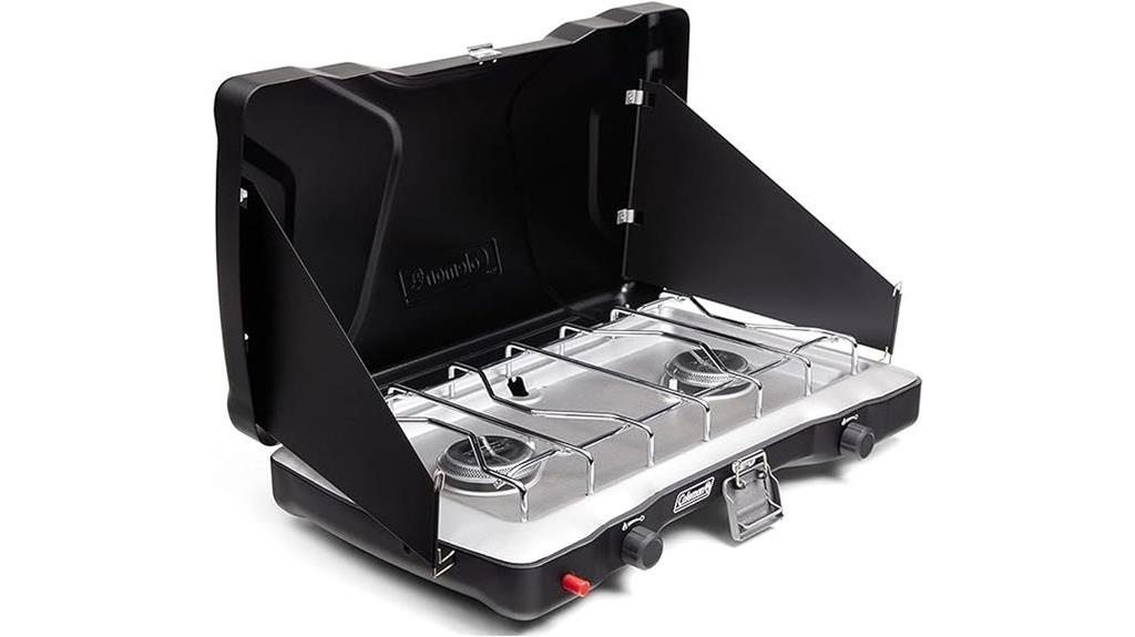 coleman triton camping stove