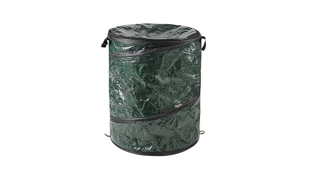 collapsible outdoor garbage can