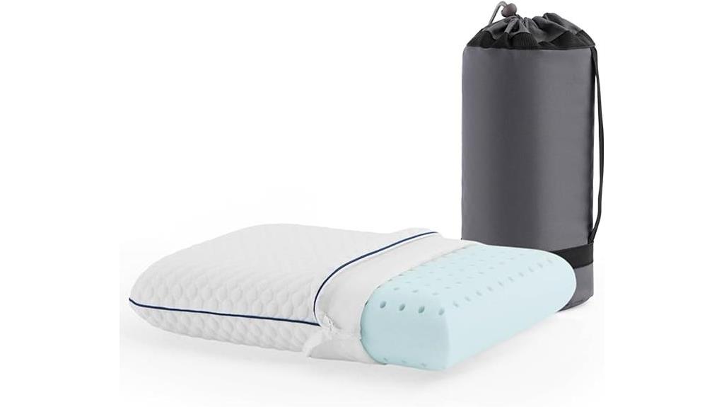 comfortable camping pillow option