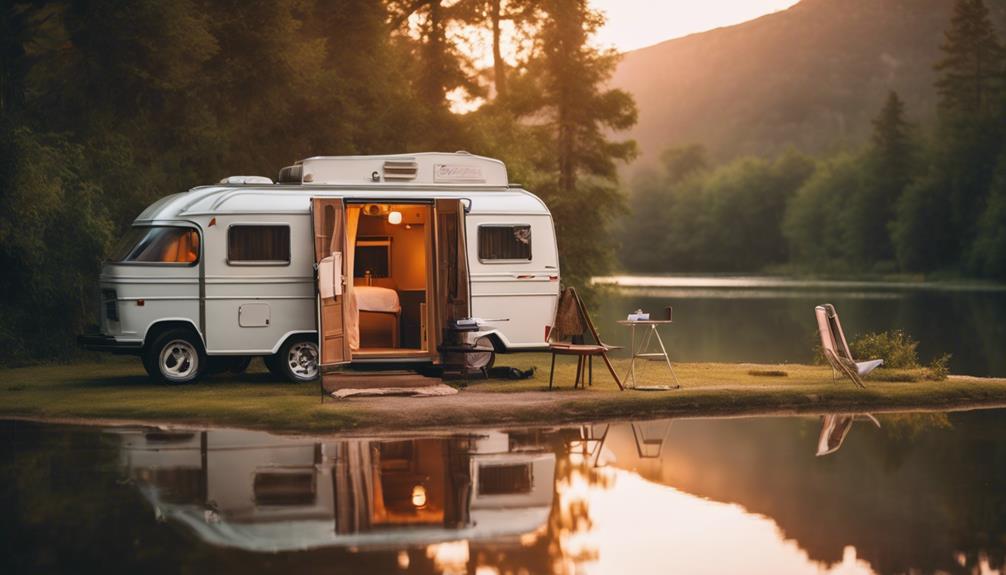 comfortable pop up campers equipped