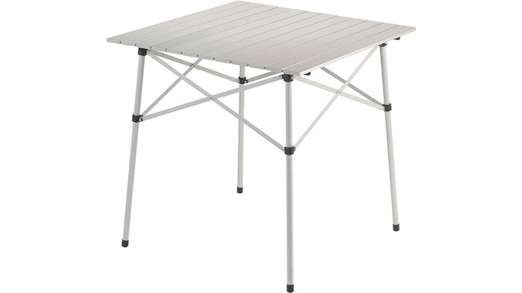 compact folding camping table