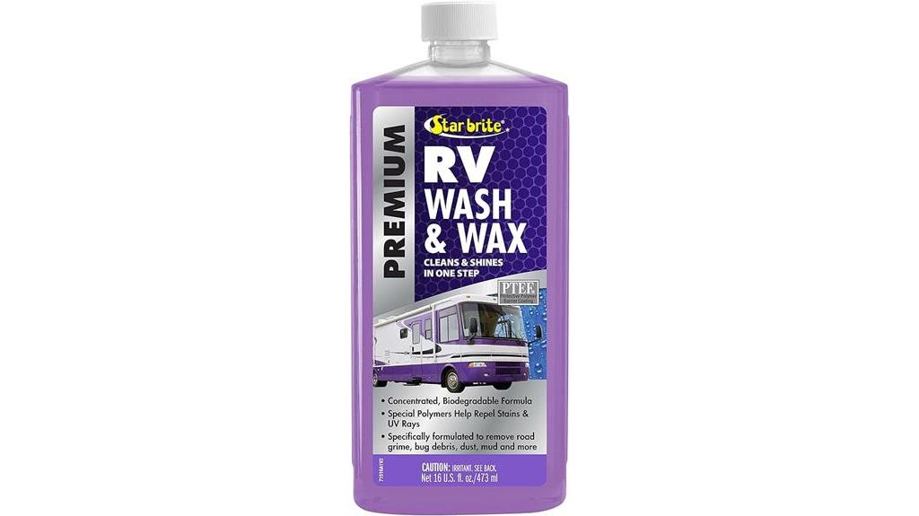 concentrated rv wash and wax