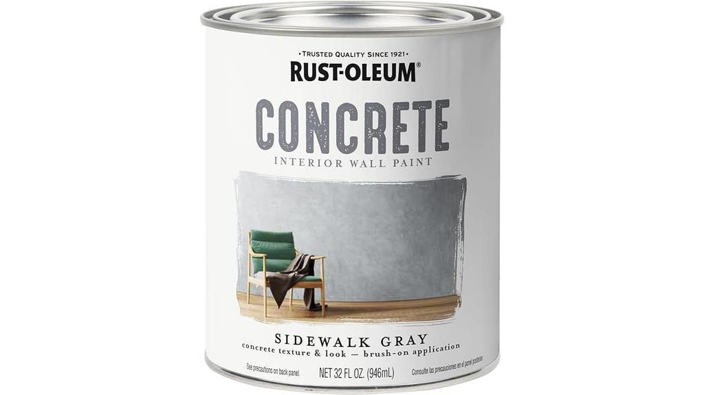 concrete interior wall paint