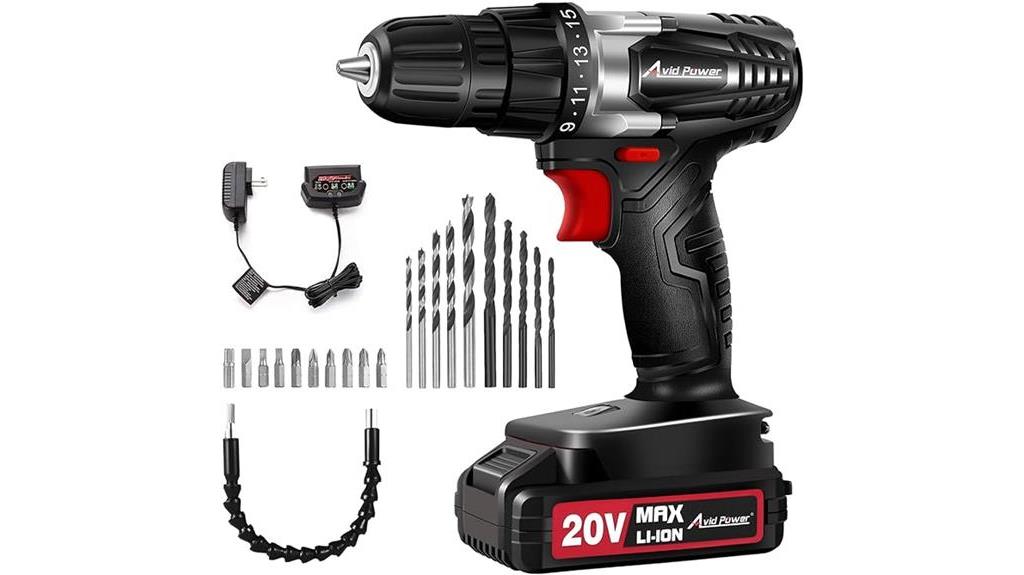 cordless drill lithium set