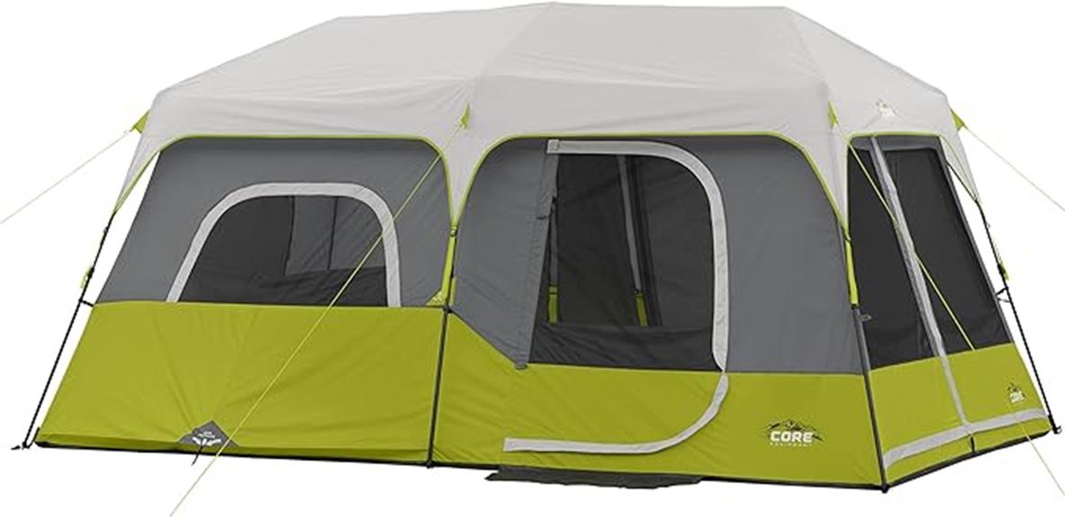 core 9 person cabin tent