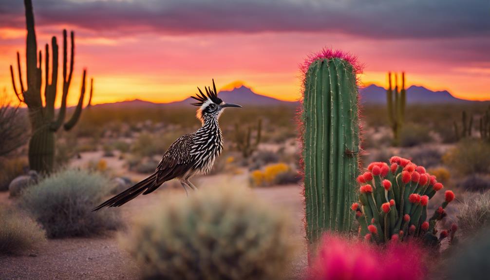 diverse desert plant life