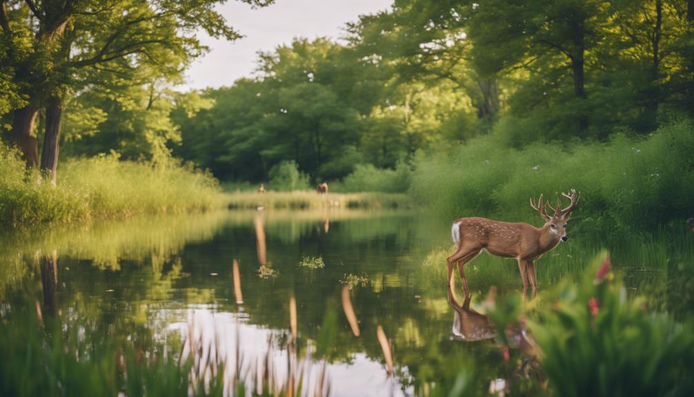 diverse plant and animal life