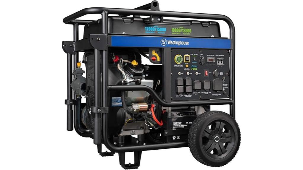 dual fuel portable generator