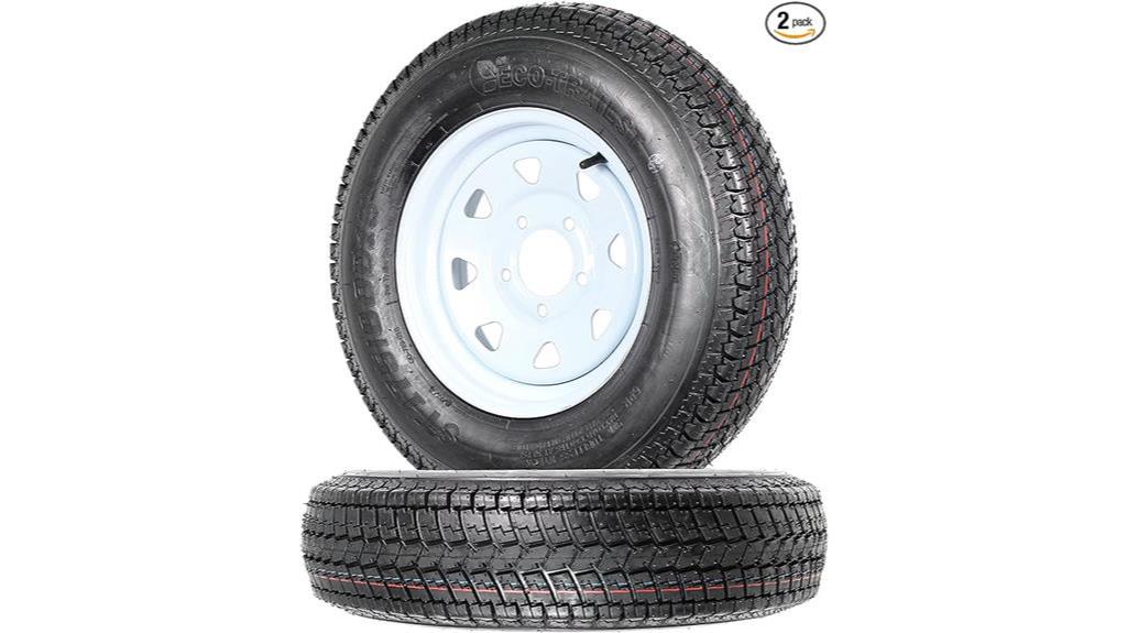 dual trailer tire set