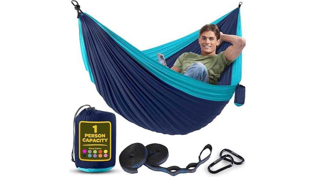 durable blue hammock chair