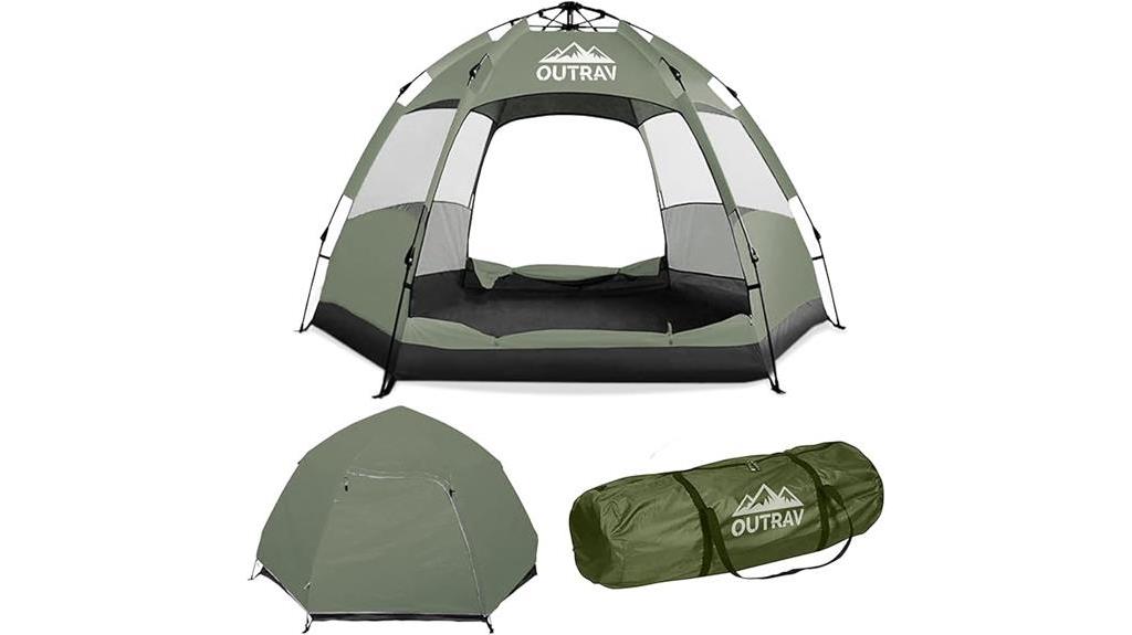 easy automatic camping tent