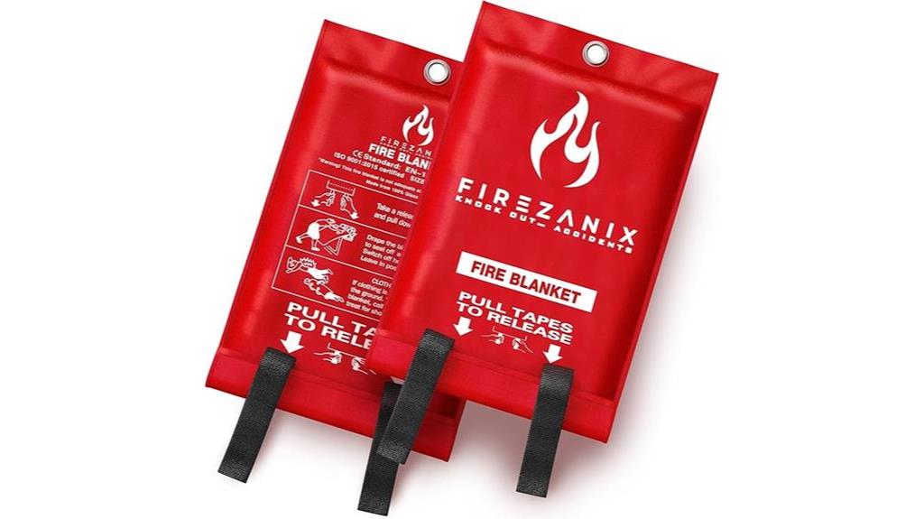 emergency fire blankets pack