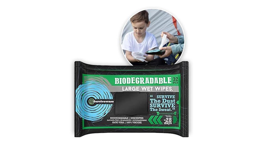 flushable adult wipes pack