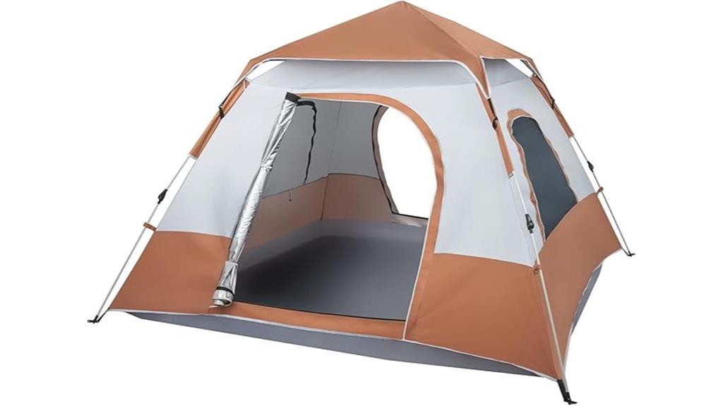 four person pop up tent