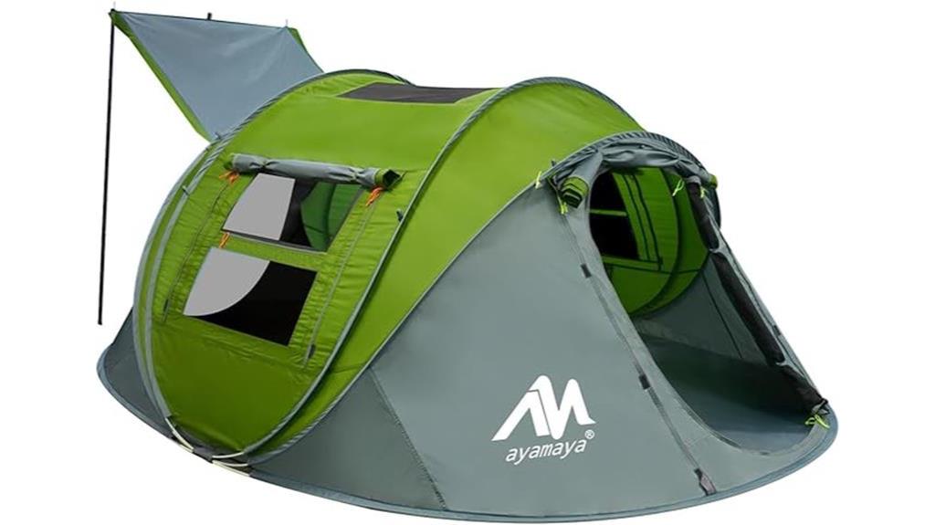 four person pop up tent