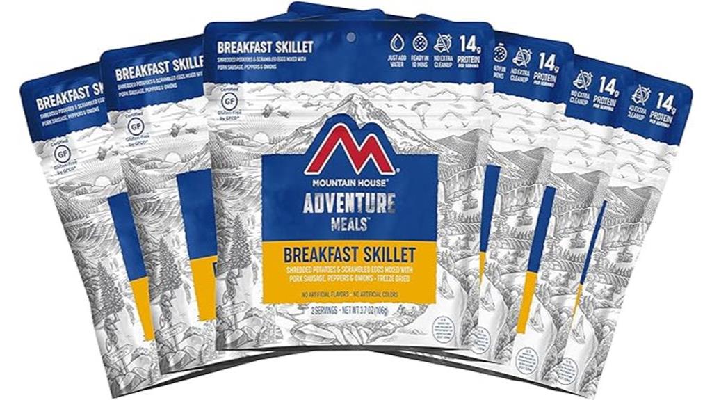 freeze dried breakfast skillet