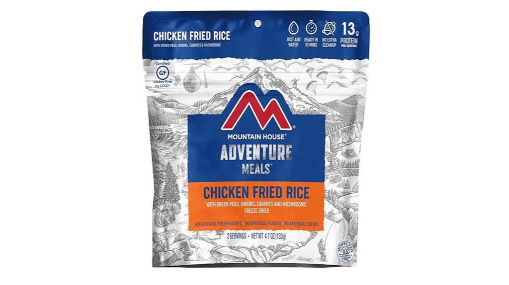 freeze dried chicken fried rice