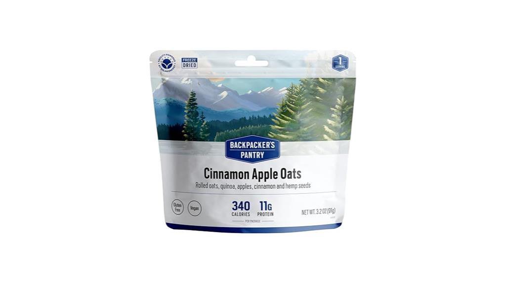 freeze dried cinnamon apple oats