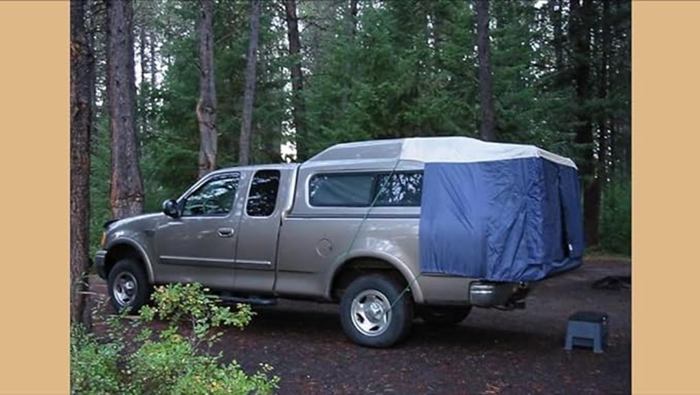 full size truck tailgate tent