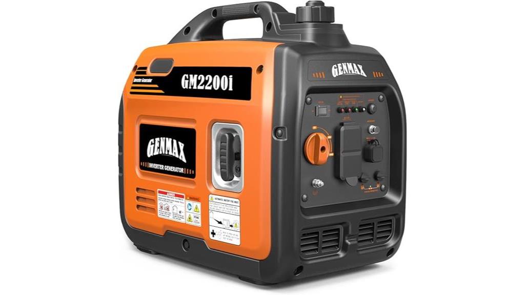 genmax gm2200i portable generator