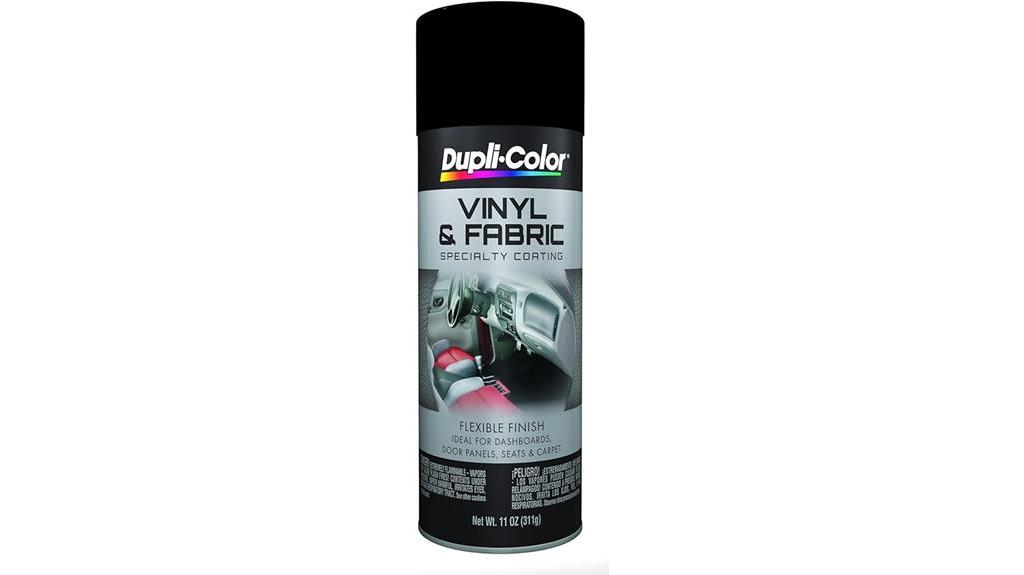 gloss black fabric spray paint