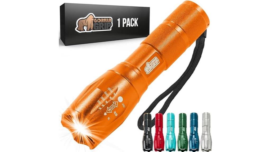 gorilla grip flashlight features