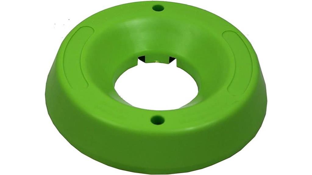 green trailer jack wheel