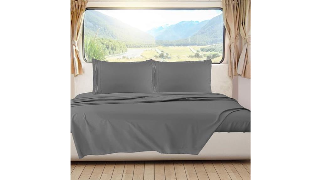 grey rv queen sheets set