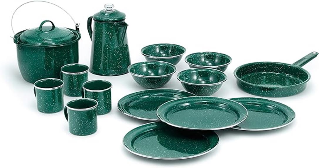 gsi outdoors camping dinnerware set