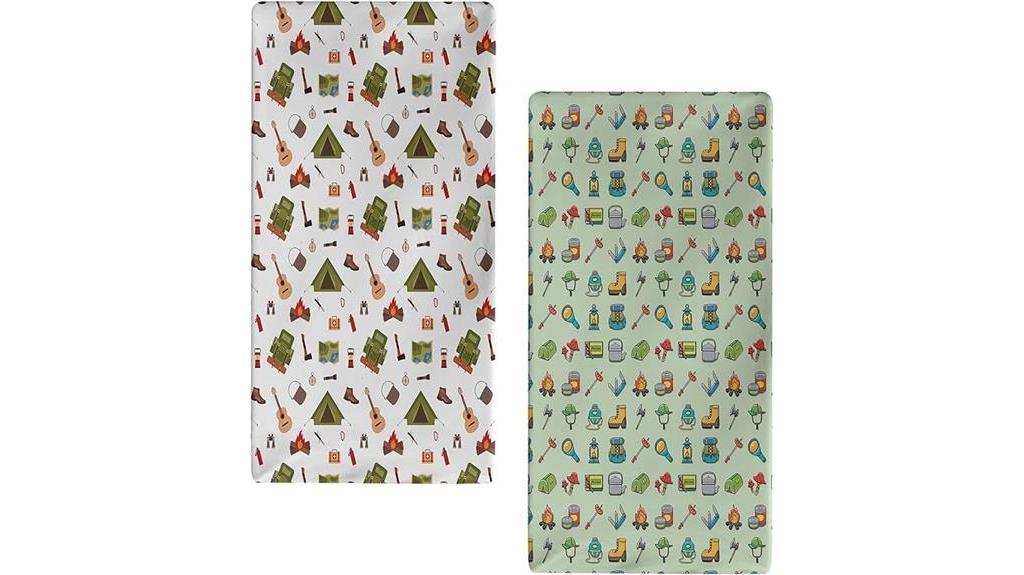 happy camper twin sheet set